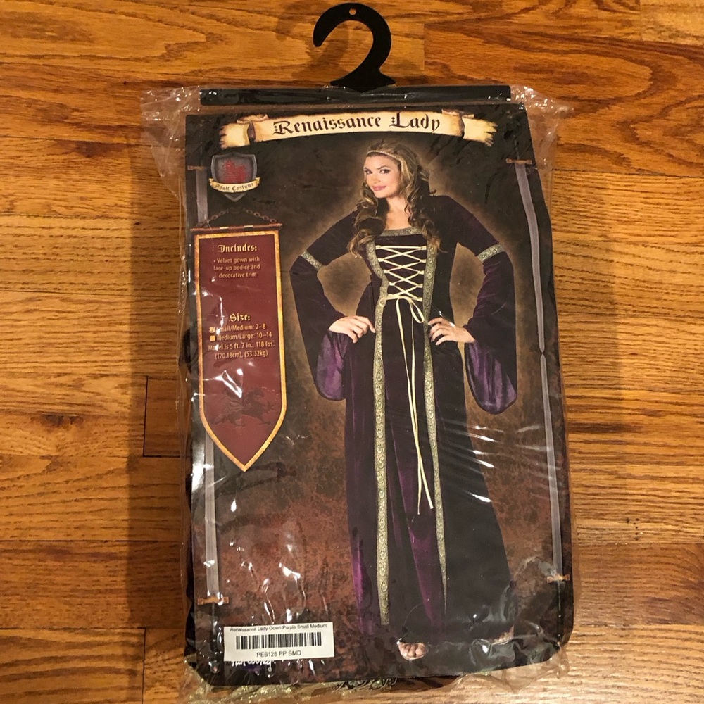 Renaissance Lady Costume NEW W TAGS